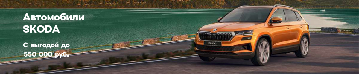 SKODA с выгодой до 550 000 рублей! 